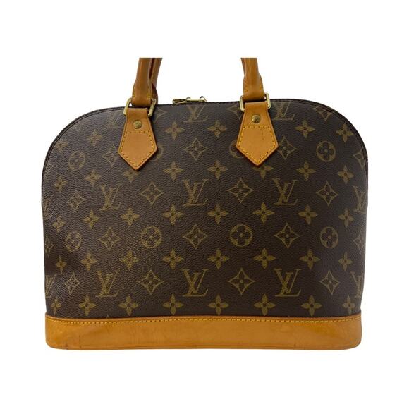 Louis Vuitton Monogram Canvas Alma Satchel With Dustbag Authentic Made in France - Picture 11 of 16